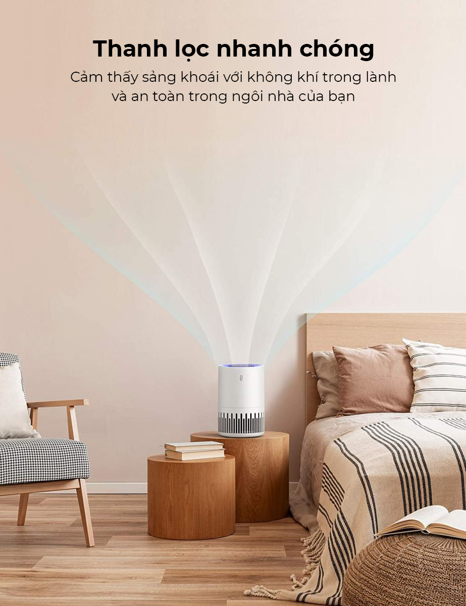 Máy Lọc Không Khí Taotronics Hepa Air Purifier TT AP001 Chính Hãng - Ảnh 3