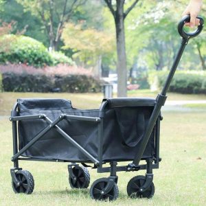 Xe Kéo Gấp Gọn Đa Năng Trở Đồ Khung Thép Cacbon Chịu Lực Kèm Bánh Xe Xoay 360 Độ