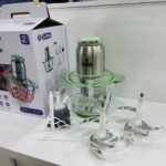 Máy Say GROPA Say Thịt Say Tỏi Ớt, Làm Ruốc - Cối Thuỷ Tinh - Lưỡi Dao Kép