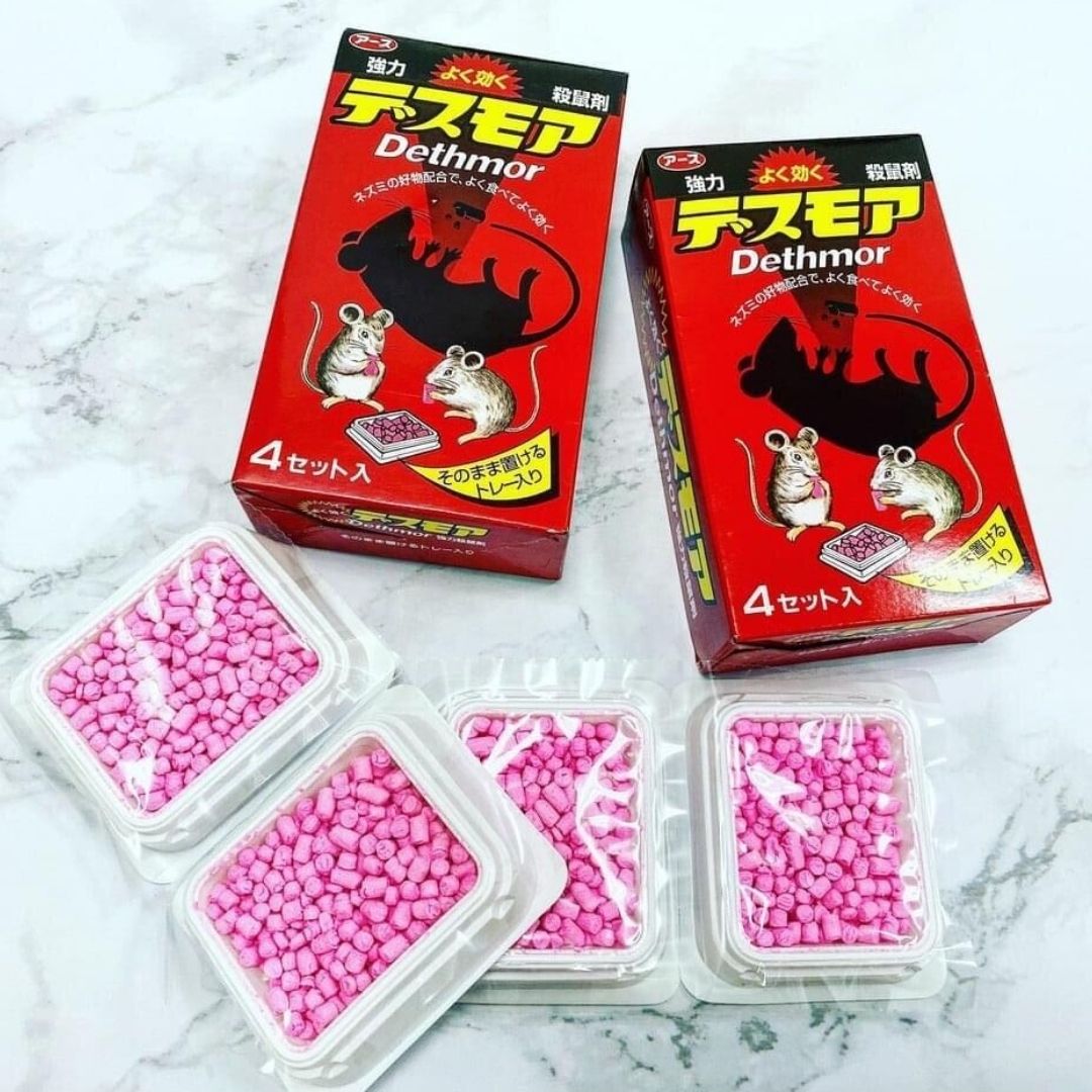 Thuốc diệt chuột DETHMOR JAPAN 120g (rẻ nhất) - Ảnh 2