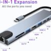 Hub chuyển đổi đa năng 8 trong 1 : RẺ - BỀN - ĐẸP - Hỗ Trợ 4K