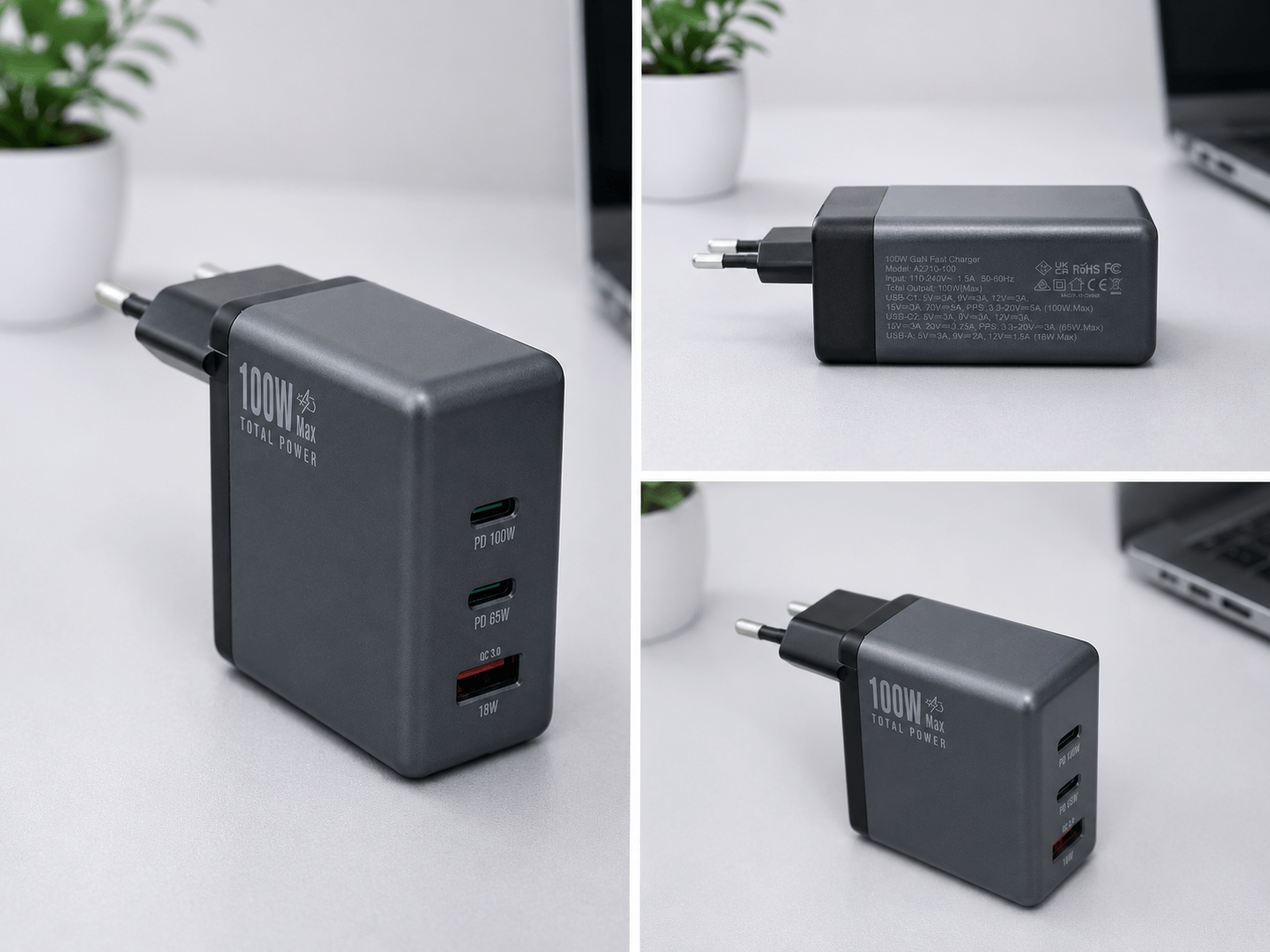 SẠC NHANH GAN 100W và 140W HUNDA – NHỎ GỌN, MẠNH MẼ, ĐA NĂNG - Ảnh 4